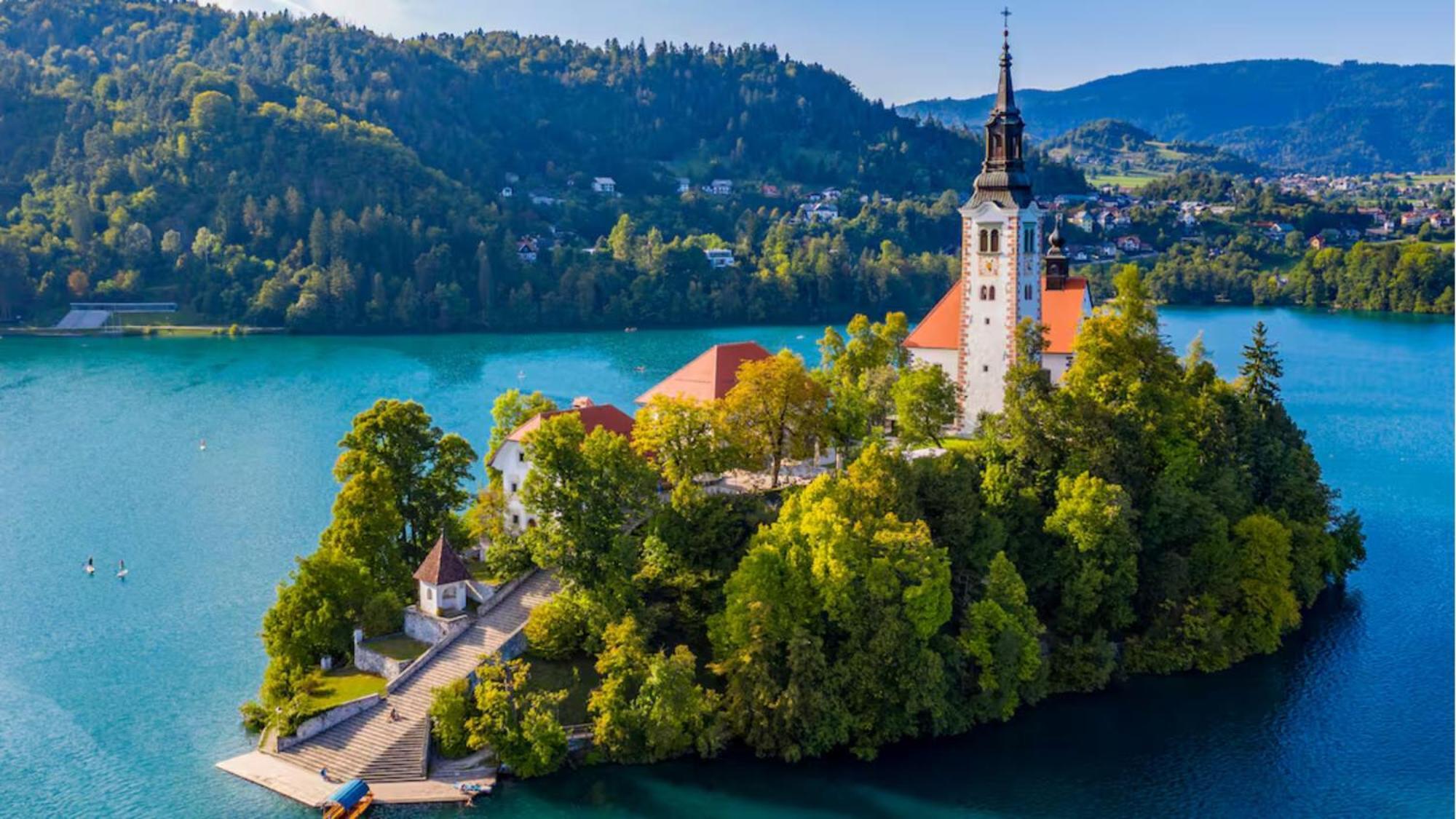 Intercontinental - Ljubljana By Ihg Hotel Екстериор снимка Bled Island